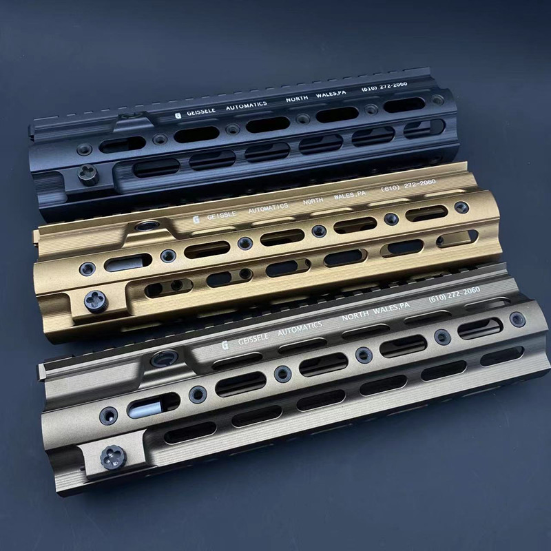 Tactical Accessories 10.5 14.5 Inch Gel Ball Blaster Metal SMR Rail Handguard GE Style For HK416 Slim Free Float Picatinny Mount Bracket Fit M4 M16 AEG
Tactical Accessories 10.5 14.5 Inch Gel Ball Blaster Metal SMR Rail Handguard GE Style For HK416 Slim Free Float Picatinny Mount Bracket Fit M4 M16 AEG