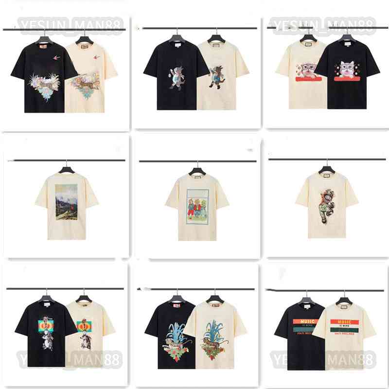 Designer Luxury CC Classic Spring And Summer Printed T Shirt Fashion G Family Mens And Womens Couples Cotton Leisure Short Sleeves Tees, 24
Designer Luxury CC Classic Spring And Summer Printed T Shirt Fashion G Family Mens And Womens Couples Cotton Leisure Short Sleeves Tees, 24