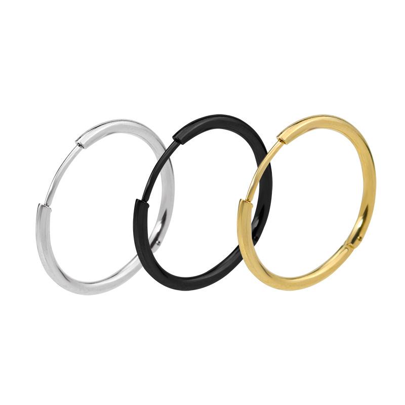 Hoop & Huggie Single 1pcs Classic Circle Stainless Steel Earrings For Women Men Gold Color Small Round Earings Punk Piercing Jewelry
Hoop & Huggie Single 1pcs Classic Circle Stainless Steel Earrings For Women Men Gold Color Small Round Earings Punk Piercing Jewelry