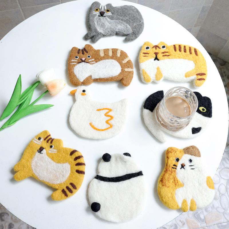 Mats & Pads Cartoon Animal Felt Cup Coffee Mug Mat Table Placemat Home Decoration Heat Insulation Dining For Kitchen Bar 2022
Mats & Pads Cartoon Animal Felt Cup Coffee Mug Mat Table Placemat Home Decoration Heat Insulation Dining For Kitchen Bar 2022