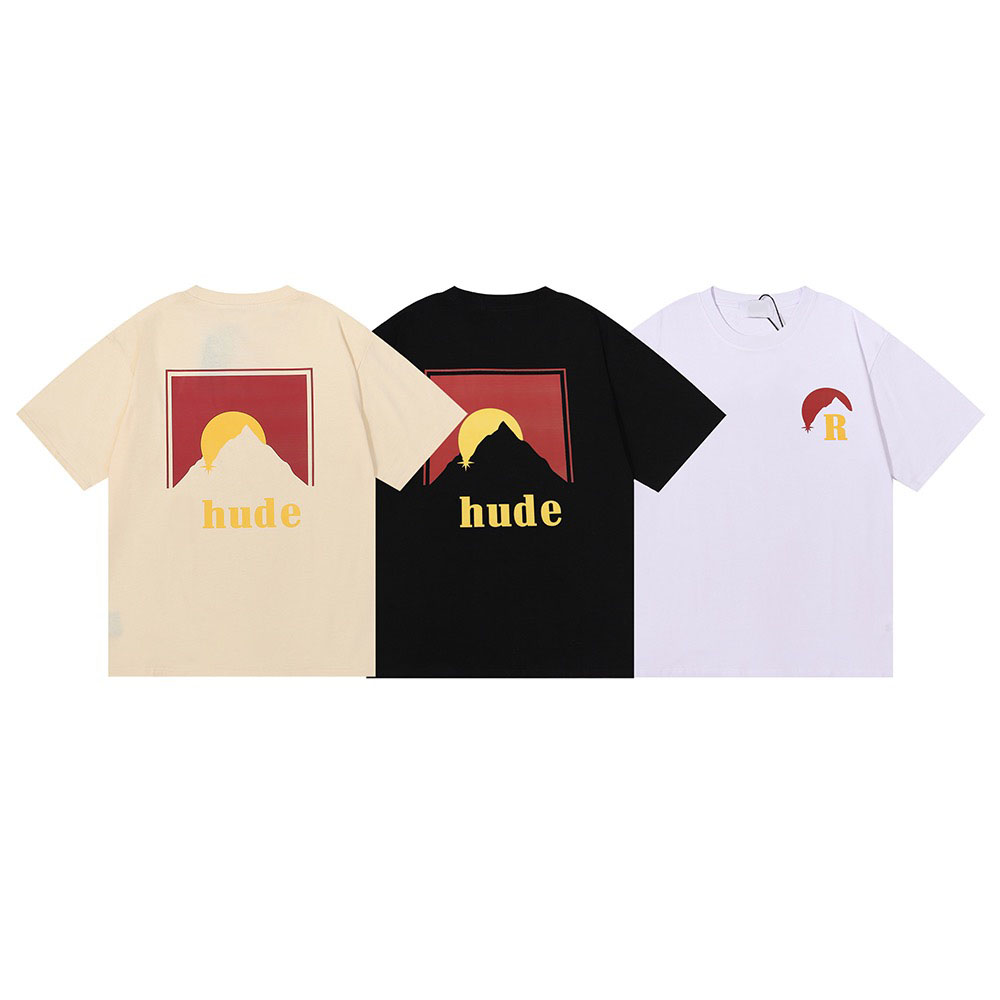 Hip Hop Muscle Fit Curved Hem White Cotton Custom Printing Men Women T Shirt Casual Quantity Trend Embroidered Oversize XS-L 6Ws22sW