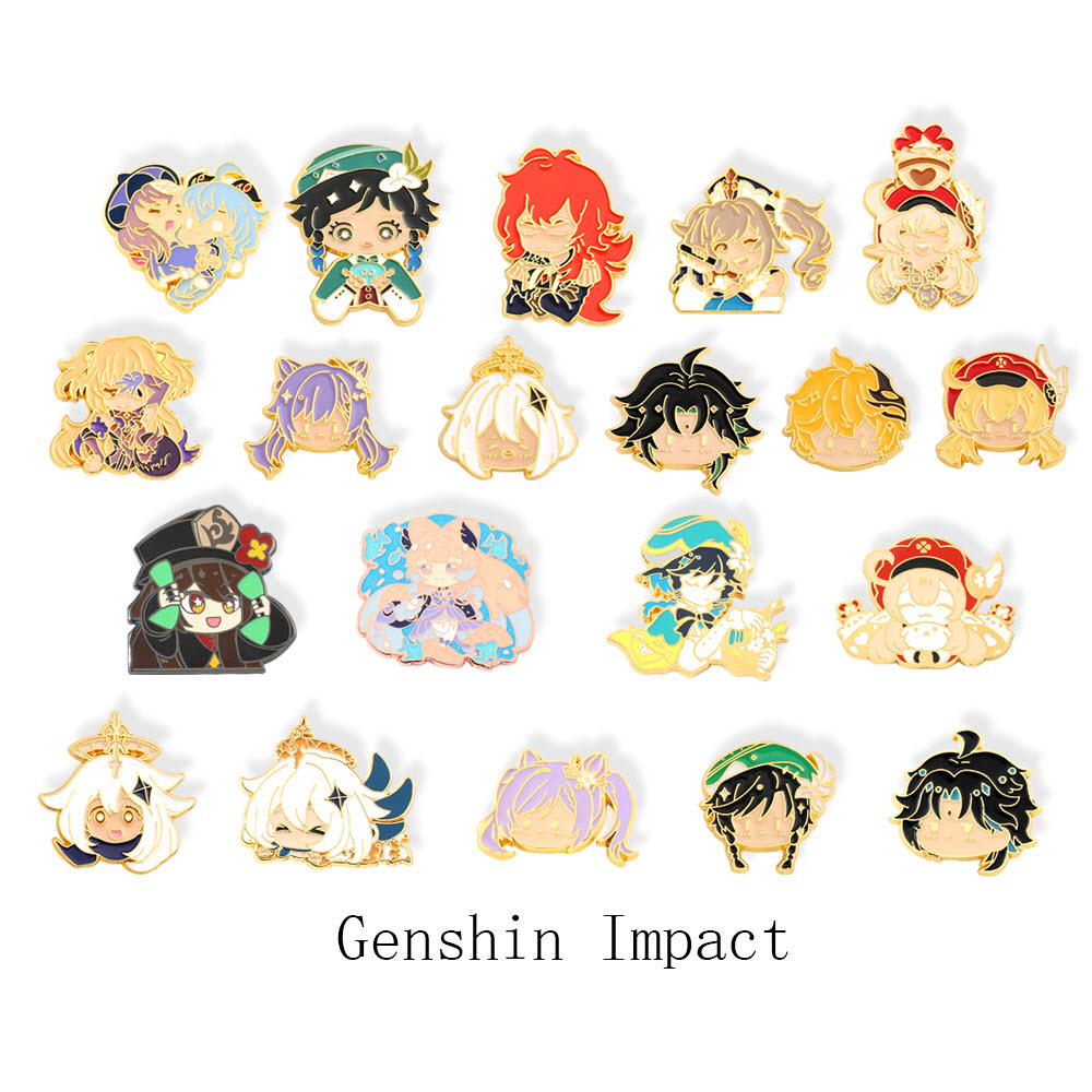 Genshin Impact Enamel Pins Two-dimensional Anime Game Character Kawaii Brooch Badge Accessories Backpack Caps Gift for Friends, Mixed colors
Genshin Impact Enamel Pins Two-dimensional Anime Game Character Kawaii Brooch Badge Accessories Backpack Caps Gift for Friends, Mixed colors