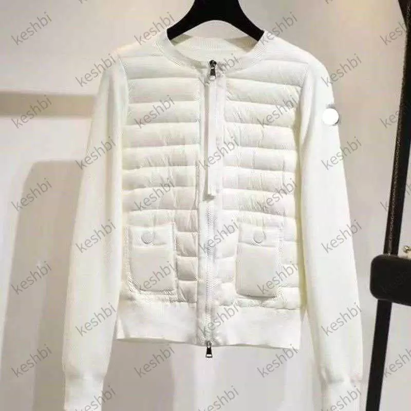 Fashion Winter Women Knitting Down Jackets Short Luxury Stand Collar Padded Coats, White
Fashion Winter Women Knitting Down Jackets Short Luxury Stand Collar Padded Coats, White