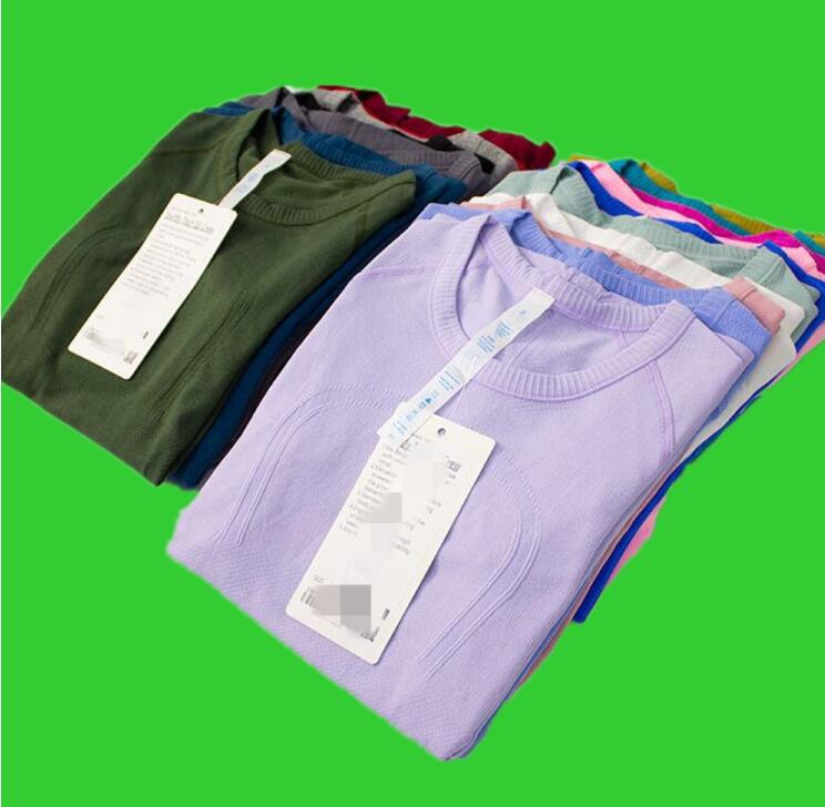 Women Lu Yoga T-Shirts High-Elastic Breathable Running Top Quick Drying Seamless Short Sleeve Sport-Cycling Gym Wear, 009
Women Lu Yoga T-Shirts High-Elastic Breathable Running Top Quick Drying Seamless Short Sleeve Sport-Cycling Gym Wear, 009