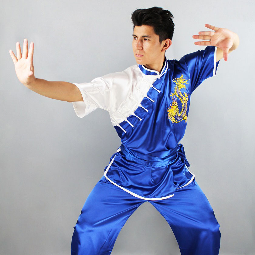 Men's Tracksuits Kids Adult Martial arts tai chi Uniform competition performance clothing Chinese style Student training physical exercise Suits
