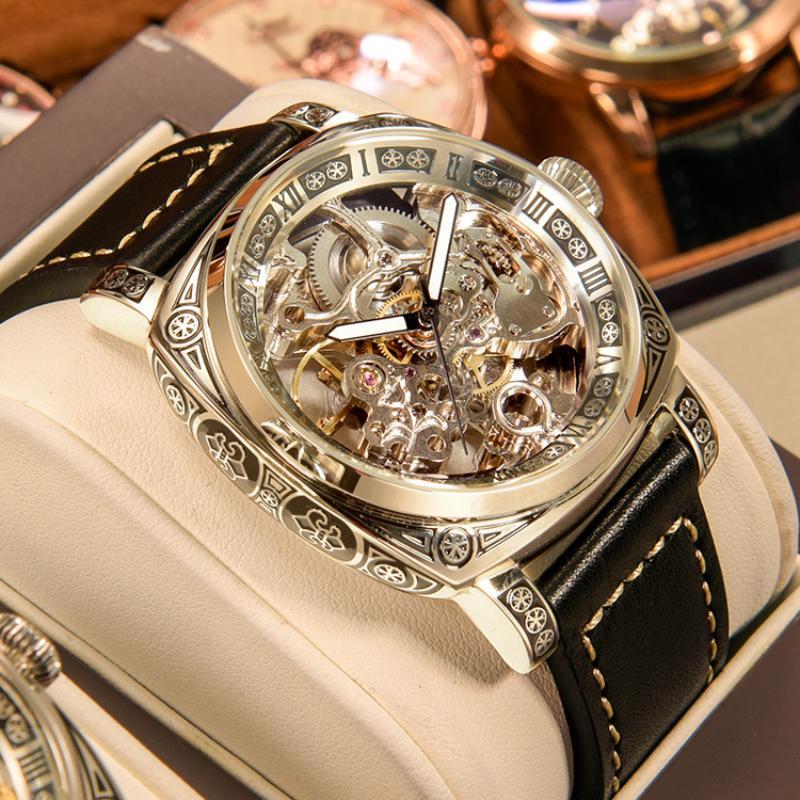 Wristwatches Authentic Brand Carved Watches Fully Automatic Men Hollowed Seagull Mechanical Luxury MAN WATCH Reloj HombreWristwatches, 14
Wristwatches Authentic Brand Carved Watches Fully Automatic Men Hollowed Seagull Mechanical Luxury MAN WATCH Reloj HombreWristwatches, 14
