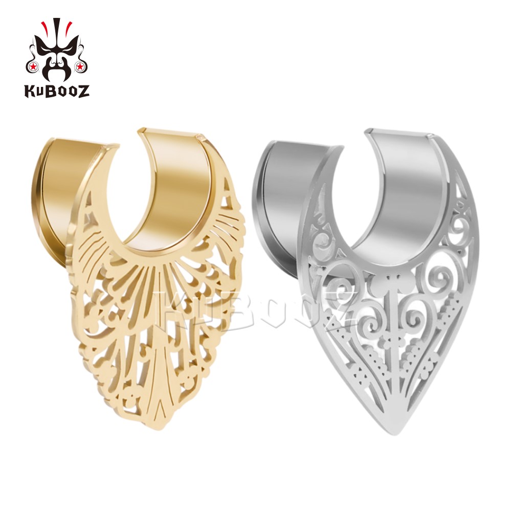KUBOOZ Stainless Steel Notched Drop Flower Vine Petal Ear Plugs Tunnels Body Jewelry Earring Piercing Gauges Stretchers Expanders Wholesale 8mm to 16mm 20PCS 
KUBOOZ Stainless Steel Notched Drop Flower Vine Petal Ear Plugs Tunnels Body Jewelry Earring Piercing Gauges Stretchers Expanders Wholesale 8mm to 16mm 20PCS
