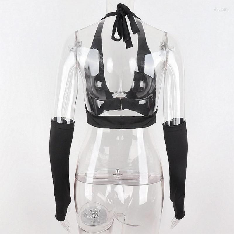 Women' Blouses & Shirts High Elasticity Fashion Bandage Crop Female Summer Tank Top With Sleeve Tops Refreshing For PartyWomen' Chee22, Black
Women' Blouses & Shirts High Elasticity Fashion Bandage Crop Female Summer Tank Top With Sleeve Tops Refreshing For PartyWomen' Chee22, Black