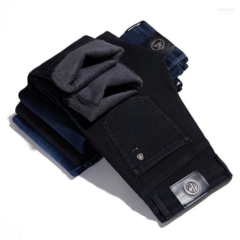Men's Jeans Winter Fleece Thickened Warm Stretch Straight Fitted Denim Pants Business Casual Cowby Trousers Heat22, Black 5810-a2-1116
Men's Jeans Winter Fleece Thickened Warm Stretch Straight Fitted Denim Pants Business Casual Cowby Trousers Heat22, Black 5810-a2-1116