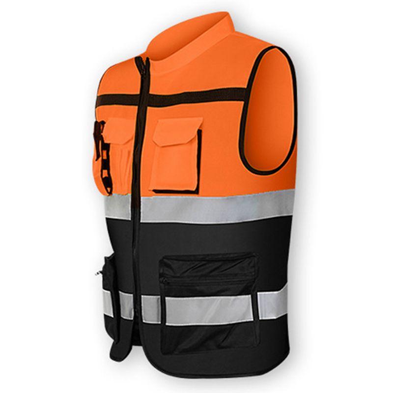 Motorcycle Apparel 2022 Multi-pockets High Visibility Zipper Front Safety Vest With Reflective Strips
Motorcycle Apparel 2022 Multi-pockets High Visibility Zipper Front Safety Vest With Reflective Strips