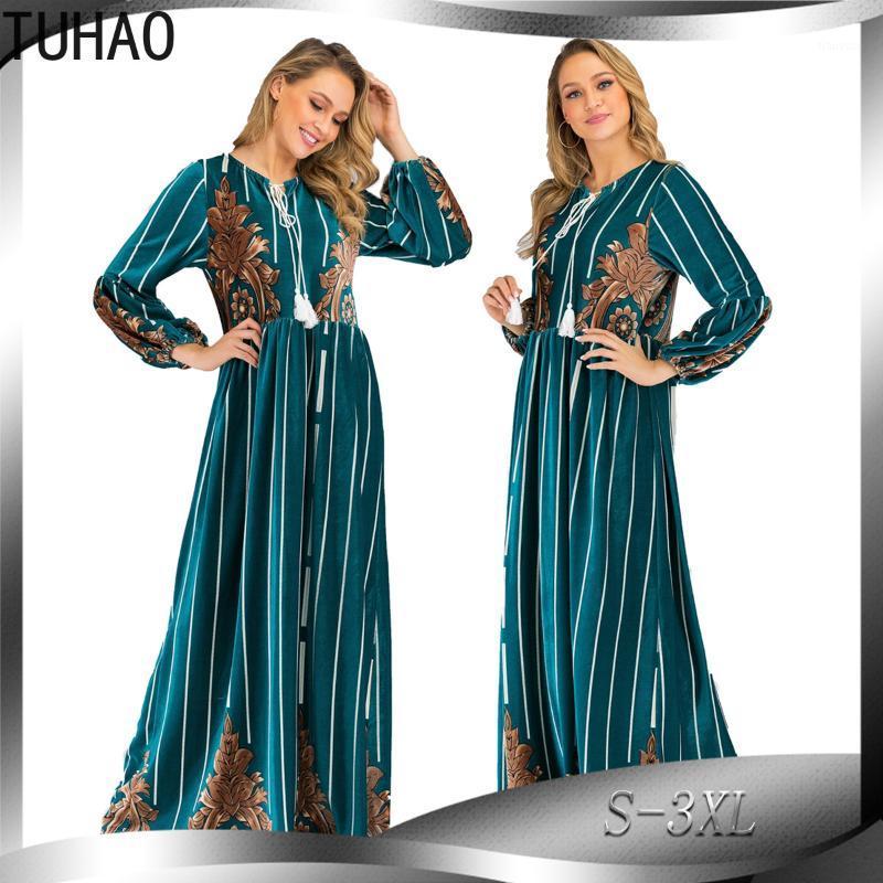 Casual Dresses TUHAO Female Dress Women Muslim Solid Long Puff Sleeve Lady Loose Velvet Fashion Party Maxi Arab WM10, As picture
Casual Dresses TUHAO Female Dress Women Muslim Solid Long Puff Sleeve Lady Loose Velvet Fashion Party Maxi Arab WM10, As picture