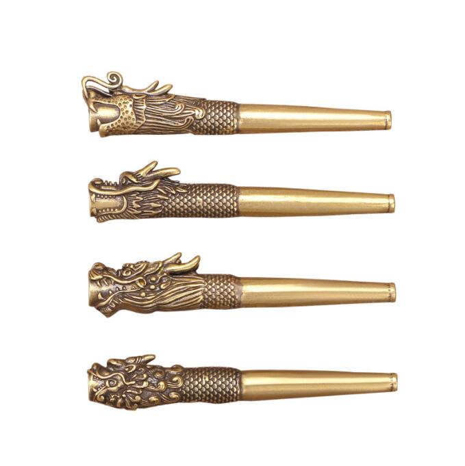 Newest Dragon Head Brass Tips Smoking Pipe Tobacco Hand Cigarette Filter Metal Pipes 5 Styles Innovative Design Tool Accessories
Newest Dragon Head Brass Tips Smoking Pipe Tobacco Hand Cigarette Filter Metal Pipes 5 Styles Innovative Design Tool Accessories