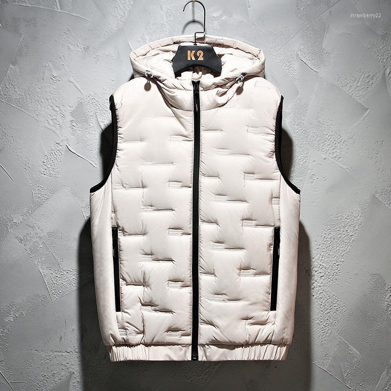 Men's Vests Winter Hooded Vest Casual Waistcoat Thicken Parkas Men Clothing 5XL Solid Waterproof Warm Padded Sleeveless Jacket Stra22, Gray
Men's Vests Winter Hooded Vest Casual Waistcoat Thicken Parkas Men Clothing 5XL Solid Waterproof Warm Padded Sleeveless Jacket Stra22, Gray