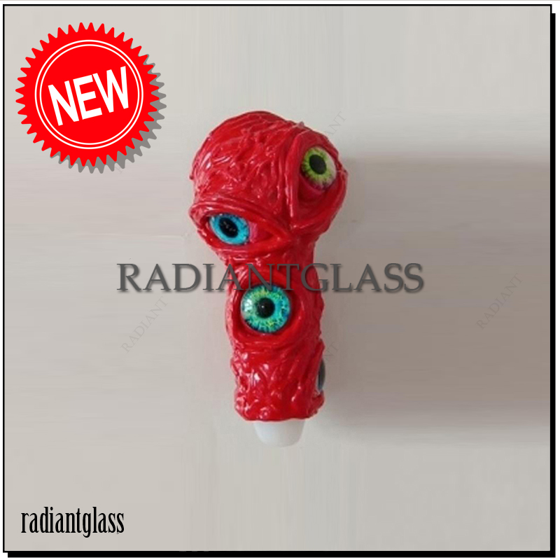 4 inch glass smoking pipe 3D monster Design Hand Spoon Pipes sparkly Novelty smoke accessory
4 inch glass smoking pipe 3D monster Design Hand Spoon Pipes sparkly Novelty smoke accessory