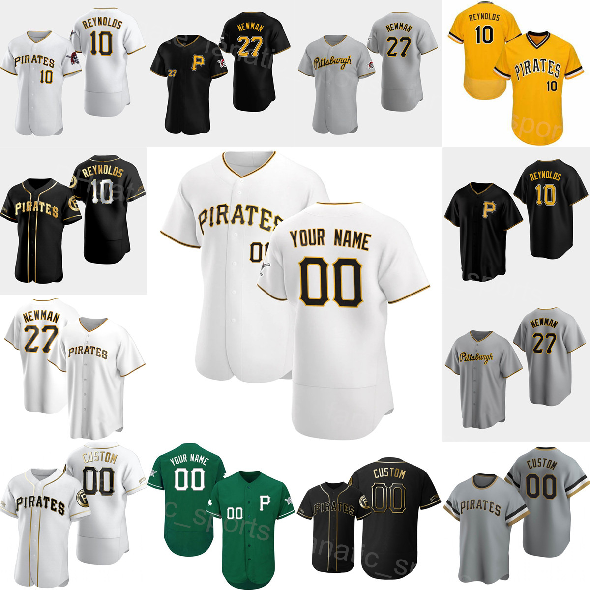 Baseball 10 Bryan Reynolds Jersey 27 Kevin Newman 13 KeBryan Hayes 5 Gregory Polanco 18 Ben Gamel 1 Wilmer Difo Flexbase Team Color White Black Grey Yellow Green, Cool base
Baseball 10 Bryan Reynolds Jersey 27 Kevin Newman 13 KeBryan Hayes 5 Gregory Polanco 18 Ben Gamel 1 Wilmer Difo Flexbase Team Color White Black Grey Yellow Green, Cool base