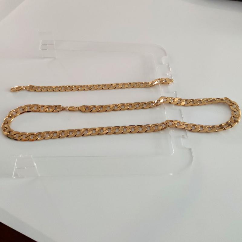 Earrings & Necklace Luxury 18ct Yellow Gold Heavy 10MM Miami Curb Link Cuban Mens Chain Bracelet Set Jewellery 24" LinksEarrings, As pic
Earrings & Necklace Luxury 18ct Yellow Gold Heavy 10MM Miami Curb Link Cuban Mens Chain Bracelet Set Jewellery 24" LinksEarrings, As pic