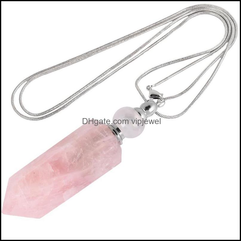 Pendant Necklaces Pendants Jewelry Stone Essential Oil Diffuser Hexagonal Pointed Necklace Healing Cryst Dhbp1
Pendant Necklaces Pendants Jewelry Stone Essential Oil Diffuser Hexagonal Pointed Necklace Healing Cryst Dhbp1