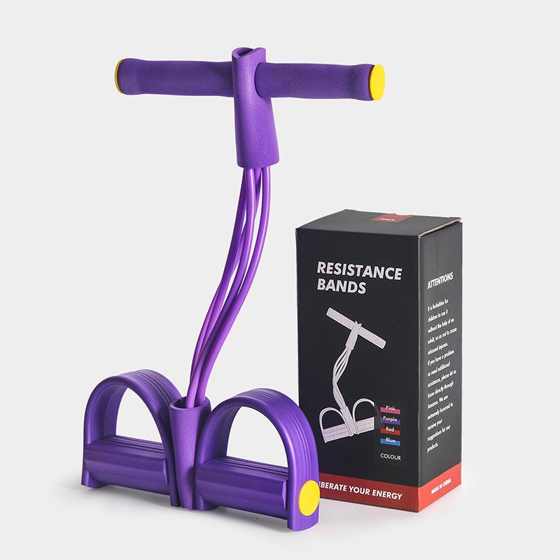 Resistance Bands 4 Tubes Tension Rope Pedal Sit-up Puller Family Sport Fitness Training Tool With Color Box
Resistance Bands 4 Tubes Tension Rope Pedal Sit-up Puller Family Sport Fitness Training Tool With Color Box