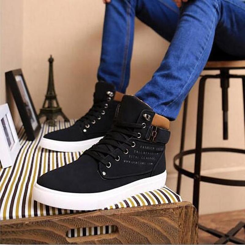 Dwayne Mens vulcanized shoes SpringAutumn Men shoes High quality frosted suede casual shoes 789 220815