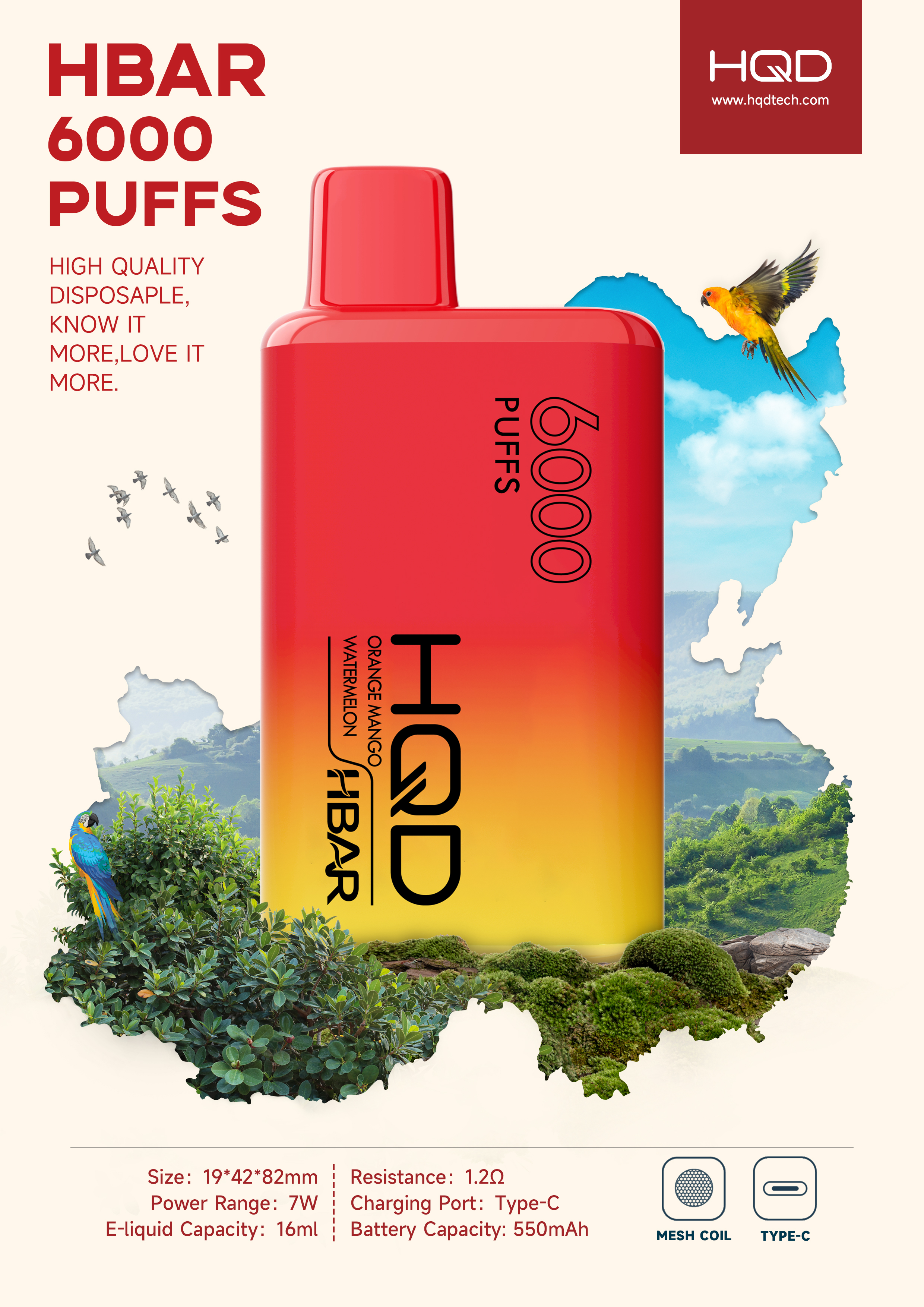 2022 New E Cigarettes HQD HBAR Pods 16ml E-Liquid Rechargeable E-Cigarettes 6000 Puffs Disposable Box Device Vape Pen Starter Kits 550mAh Battery
2022 New E Cigarettes HQD HBAR Pods 16ml E-Liquid Rechargeable E-Cigarettes 6000 Puffs Disposable Box Device Vape Pen Starter Kits 550mAh Battery