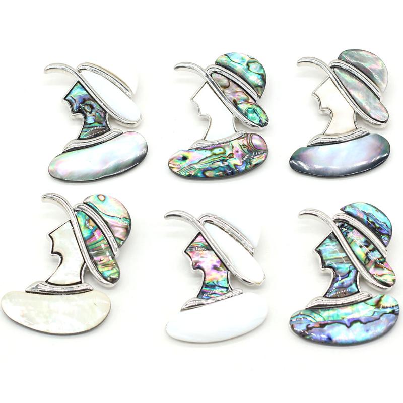 Pendant Necklaces 100% Natural Shell Brooch Elegant Beauty Head Charms For Jewelry Making Ladies Party Wear Valentine's Day GiftPendant
Pendant Necklaces 100% Natural Shell Brooch Elegant Beauty Head Charms For Jewelry Making Ladies Party Wear Valentine's Day GiftPendant