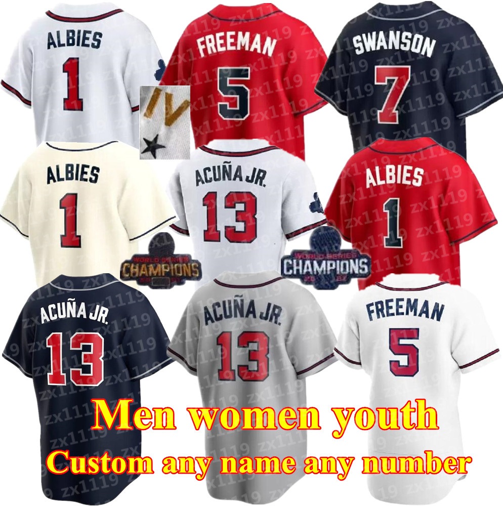 2022 Gold Program Jersey Ronald Acuna Jr. Ozzie Albies Matt Olson Dansby Swanson Max Fried Austin Riley Eddie Rosario Ian Anderson Adam Duvall Baseball Jerseys Women, As pic
2022 Gold Program Jersey Ronald Acuna Jr. Ozzie Albies Matt Olson Dansby Swanson Max Fried Austin Riley Eddie Rosario Ian Anderson Adam Duvall Baseball Jerseys Women, As pic