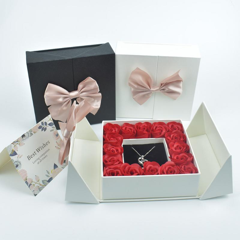 Decorative Flowers & Wreaths Novelty Gift Soap Flower With Box 16 Rose And 100 Language I Love You Necklace Handbag, White no necklace
Decorative Flowers & Wreaths Novelty Gift Soap Flower With Box 16 Rose And 100 Language I Love You Necklace Handbag, White no necklace