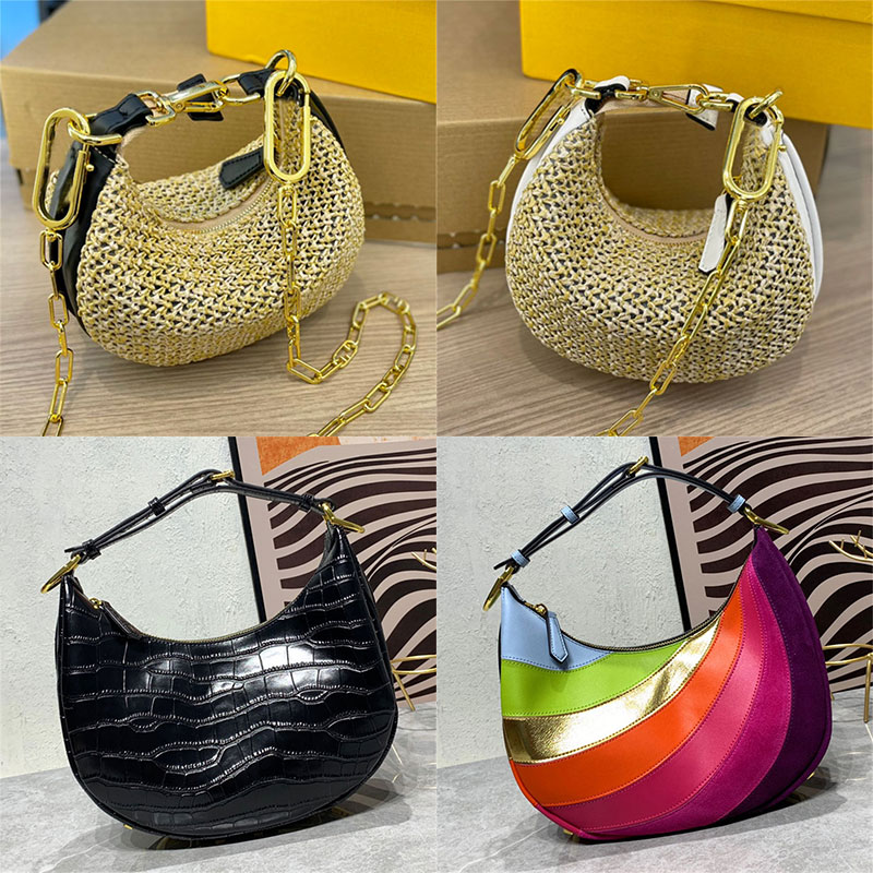 Designer Praphy Hobo Bags Small Crescent Handbag fending Women Top Quality Leather Shoulder Crossbody Bags bottom metal LOGO underarm bag roma sunshine half moon
Designer Praphy Hobo Bags Small Crescent Handbag fending Women Top Quality Leather Shoulder Crossbody Bags bottom metal LOGO underarm bag roma sunshine half moon