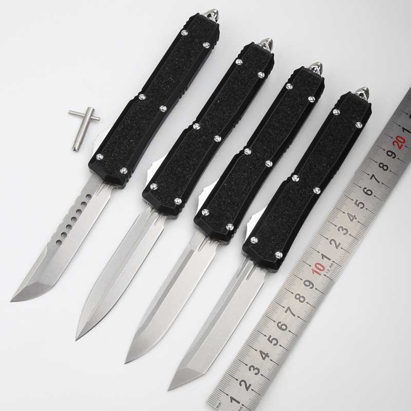New US Italian Style D2 Blade Automatic Knife Double Action Aviation Aluminum Emery Handle Fast Open EDC Tool UT85 UT88 BM 3300 Exocet Combat Dragon Hound Auto Knife
New US Italian Style D2 Blade Automatic Knife Double Action Aviation Aluminum Emery Handle Fast Open EDC Tool UT85 UT88 BM 3300 Exocet Combat Dragon Hound Auto Knife