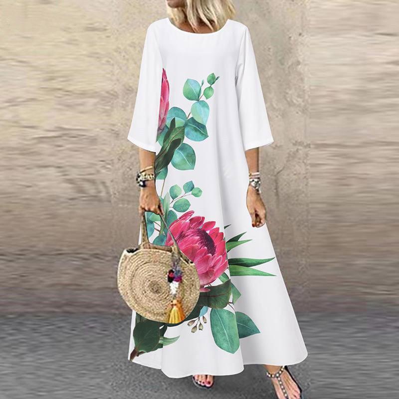 Party Dresses Summer Vintage Floral Printed Maxi Dress Women Casual O Neck Ladies Beach Half Sleeve Long Holiday Boho VestidosParty, Black
Party Dresses Summer Vintage Floral Printed Maxi Dress Women Casual O Neck Ladies Beach Half Sleeve Long Holiday Boho VestidosParty, Black