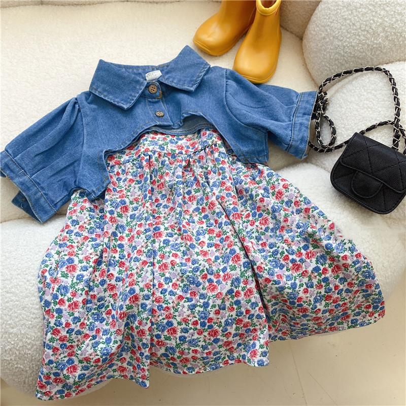 Clothing Sets Summer Girls Clothes Fashion Children's Denim Shawl Top And Floral Suspender Skirt 2Pcs Suit Kids 1-8 YearsClothing, Red
Clothing Sets Summer Girls Clothes Fashion Children's Denim Shawl Top And Floral Suspender Skirt 2Pcs Suit Kids 1-8 YearsClothing, Red