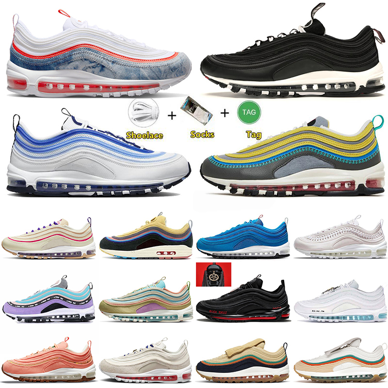 Designer 97s Running Shoes Mens Women Sneakers MSCHF x INRI Jesus Satan Triple White Black Sprung Blueberry Sean Wotherspoon Cork Air Trainers Max Sports Shoe, A#16 cork 36-45
Designer 97s Running Shoes Mens Women Sneakers MSCHF x INRI Jesus Satan Triple White Black Sprung Blueberry Sean Wotherspoon Cork Air Trainers Max Sports Shoe, A#16 cork 36-45