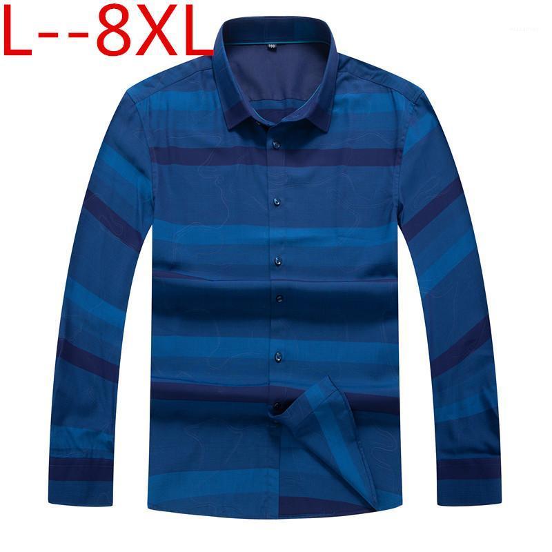 Men's Casual Shirts Arrival Long Sleeve Men Cotton Formal Dress Shirt Male Fashion Slim Fit Striped 10XL 8XL 6XL 5X
Men's Casual Shirts Arrival Long Sleeve Men Cotton Formal Dress Shirt Male Fashion Slim Fit Striped 10XL 8XL 6XL 5X