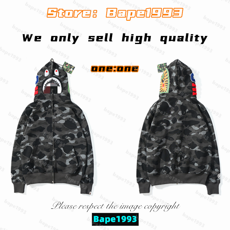 High quality Apes Mens Hoodies & Sweatshirt Japan shark B ape head Galaxy spots luminous camo Male and female couples with the same model 100% cotton New hoodie 1993 KS2-5, 1 button
High quality Apes Mens Hoodies & Sweatshirt Japan shark B ape head Galaxy spots luminous camo Male and female couples with the same model 100% cotton New hoodie 1993 KS2-5, 1 button