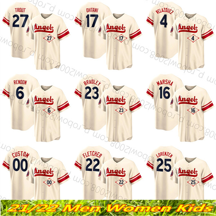 17 Shohei Ohtani Angels Mike Trout Jersey Anthony Rendon Jack Mayfield Justin Uptonr Max Stassi Jared Walsh Taylor Ward 2022 City Connect LA Jersey men women youth, As pic +nk logo
17 Shohei Ohtani Angels Mike Trout Jersey Anthony Rendon Jack Mayfield Justin Uptonr Max Stassi Jared Walsh Taylor Ward 2022 City Connect LA Jersey men women youth, As pic +nk logo