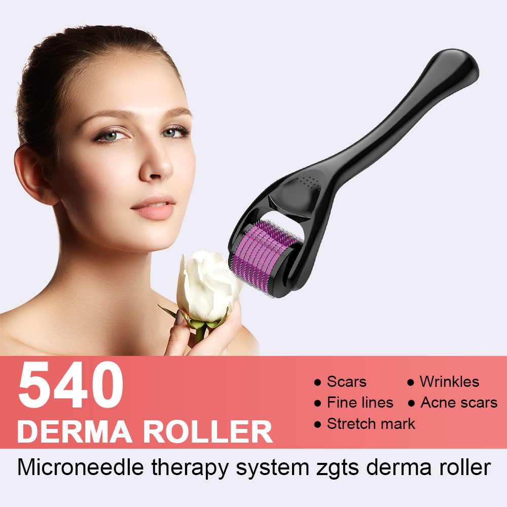 Private label face 540 derma roller pure microneedling 0.25mm needles titanium Therapy Machine
Private label face 540 derma roller pure microneedling 0.25mm needles titanium Therapy Machine