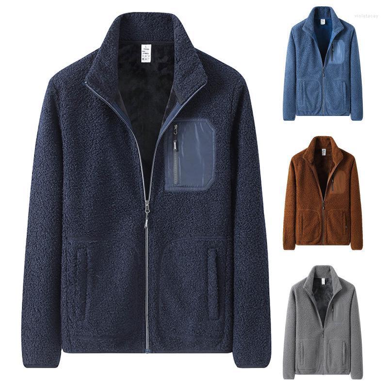 Men's Wool & Blends Winter Fleece Jacket Coat Polar Thick Warm Stand Outdoor Fashion Trand Casual Streetwear Men Clothing Viol22, Blue
Men's Wool & Blends Winter Fleece Jacket Coat Polar Thick Warm Stand Outdoor Fashion Trand Casual Streetwear Men Clothing Viol22, Blue