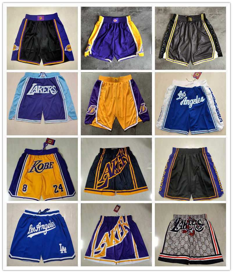 2022 Top Los Angeles's Lakers's men Throwback Basketball Shorts pocket purple yellow blue, Color
2022 Top Los Angeles's Lakers's men Throwback Basketball Shorts pocket purple yellow blue, Color