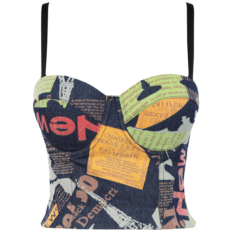 Spring Sexy Female Denim Corset with Cup Nightclub Party Short Women Camis in Bra Cropped Crop Top Push Up Chest Yh1193 220330, As show four
Spring Sexy Female Denim Corset with Cup Nightclub Party Short Women Camis in Bra Cropped Crop Top Push Up Chest Yh1193 220330, As show four