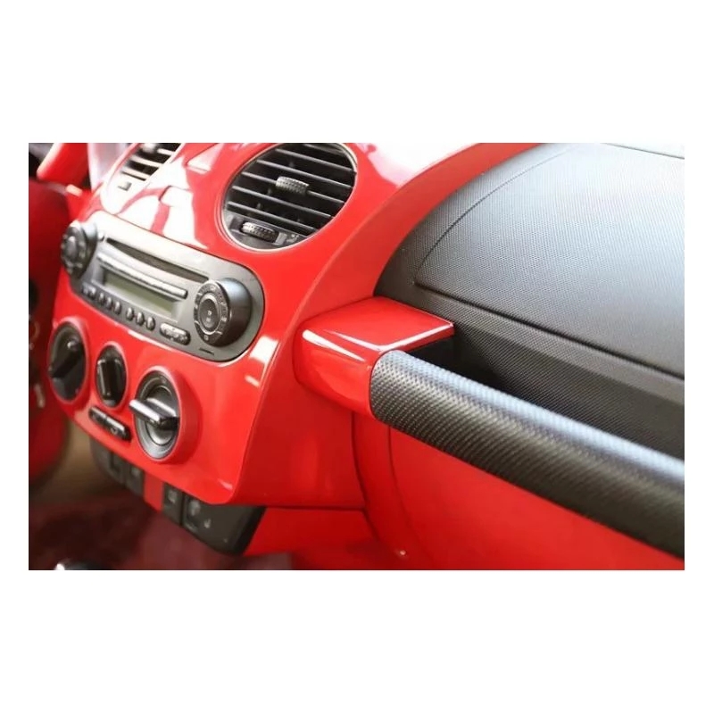 For Volkswagen Beetle 2003-08-2010 2PCS ABS Deputy Drive Car Dashboard Trim Console Panel Molding Cover Interior Modification