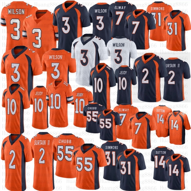 Mens Women Youth Football 3 Russell Wilson 14 Courtland Sutton 31 Justin Simmons Jeudy Surtain II Orange Navy Jersey, Black
Mens Women Youth Football 3 Russell Wilson 14 Courtland Sutton 31 Justin Simmons Jeudy Surtain II Orange Navy Jersey, Black