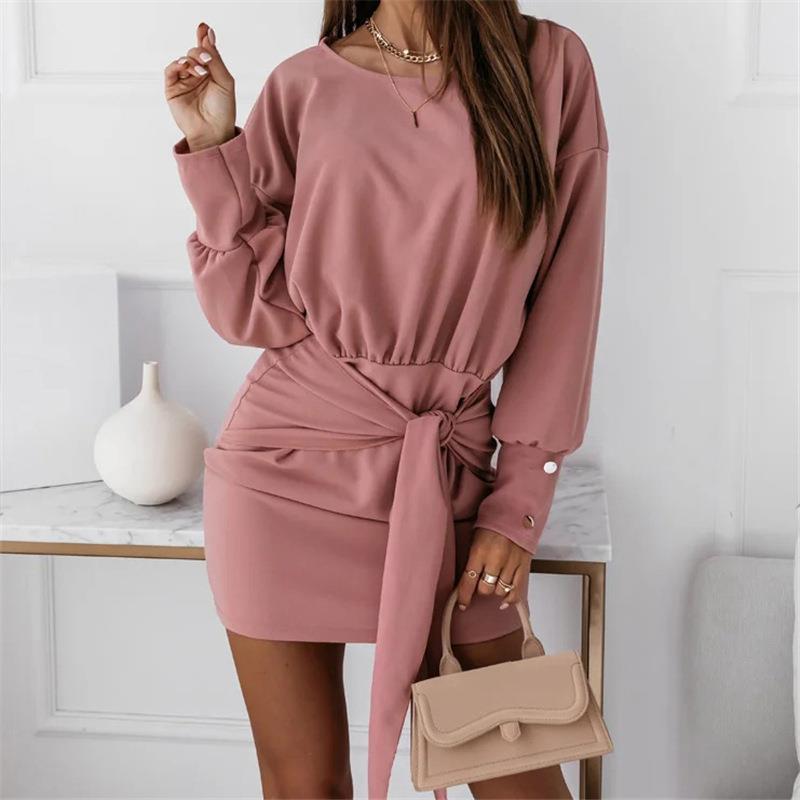 Casual Dresses Luxury Dress Women Black Long Sleeve 2022 Sexy O-Neck Solid Bandage Street Elegant A-Line Ladies Mini Vestido, Black;gray
Casual Dresses Luxury Dress Women Black Long Sleeve 2022 Sexy O-Neck Solid Bandage Street Elegant A-Line Ladies Mini Vestido, Black;gray