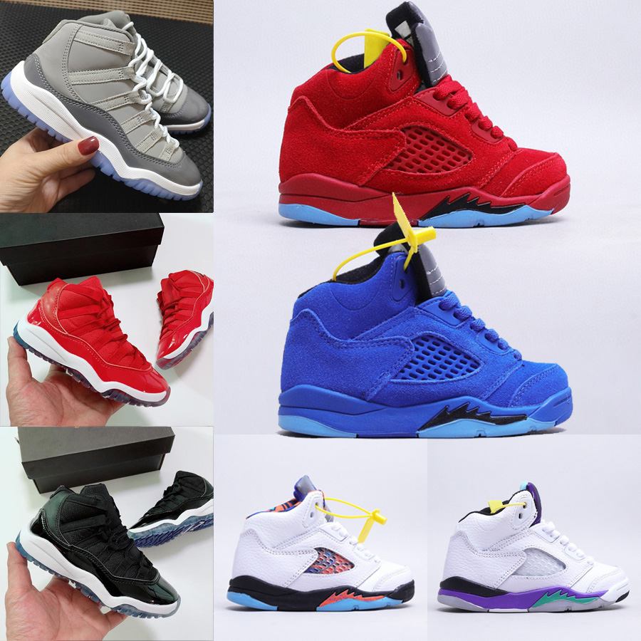 2022 Infant 5 11 Kids Basketball Shoes For Boys Girls Jumpman 11s 5s Bred Cool Grey Flint Sports Snekeakers Designer Blue Red Suede Toddler Trainers Shoe Eur 22-35, As photos
2022 Infant 5 11 Kids Basketball Shoes For Boys Girls Jumpman 11s 5s Bred Cool Grey Flint Sports Snekeakers Designer Blue Red Suede Toddler Trainers Shoe Eur 22-35, As photos