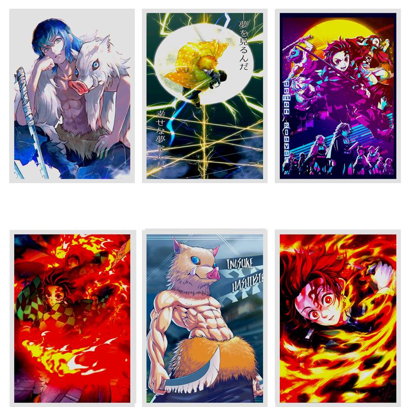 Paintings Anime Posters Demon Slayer Kimetsu Yaiba Decoration Room Bar Painting Wall Sticker Picture Custom Printing Home Decor Poster
Paintings Anime Posters Demon Slayer Kimetsu Yaiba Decoration Room Bar Painting Wall Sticker Picture Custom Printing Home Decor Poster
