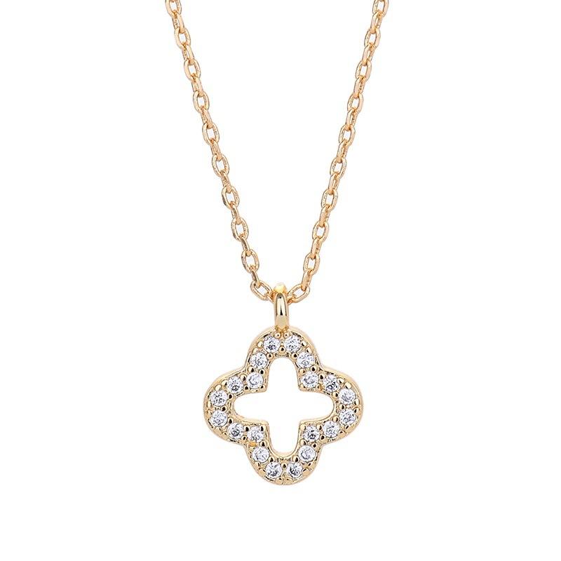Pendant Necklaces Simple Lucky Four-leaf Clover Necklace For Women Chain Charm Electroplating Platinum And Gold Fashion Jewelry With Pendant
Pendant Necklaces Simple Lucky Four-leaf Clover Necklace For Women Chain Charm Electroplating Platinum And Gold Fashion Jewelry With Pendant