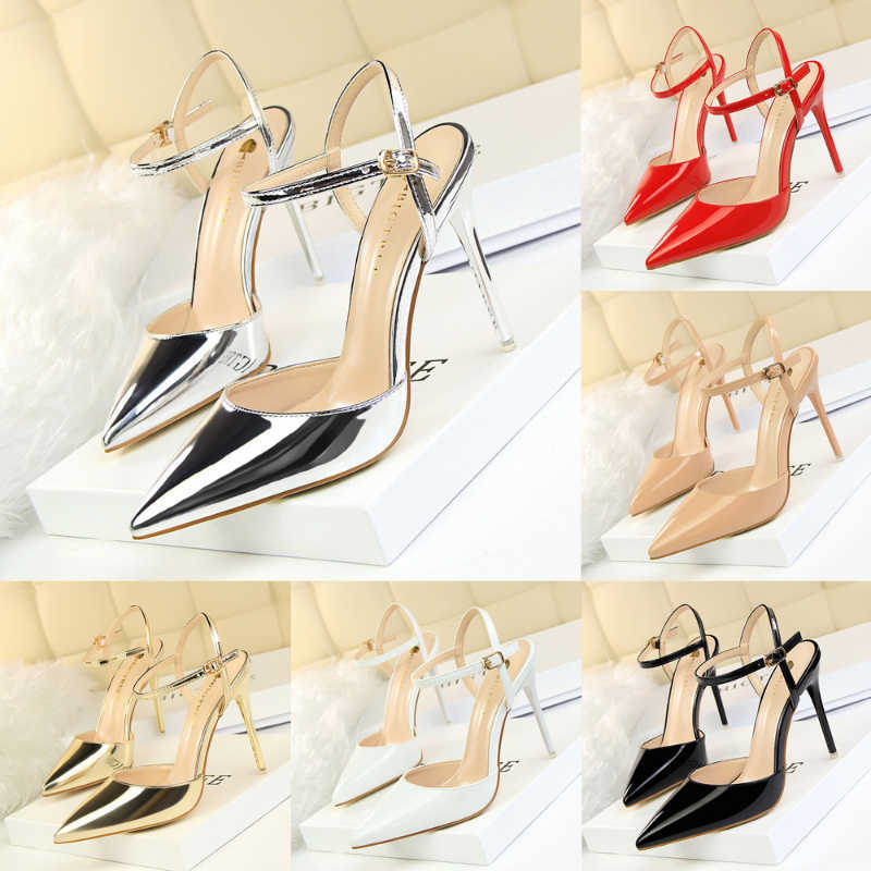 2022 fashion style simple Ladies Party Shoes thin heel super high shallow mouth pointed lacquer sexy nightclub slim one line with women's Classic luxury sandals, Red
2022 fashion style simple Ladies Party Shoes thin heel super high shallow mouth pointed lacquer sexy nightclub slim one line with women's Classic luxury sandals, Red