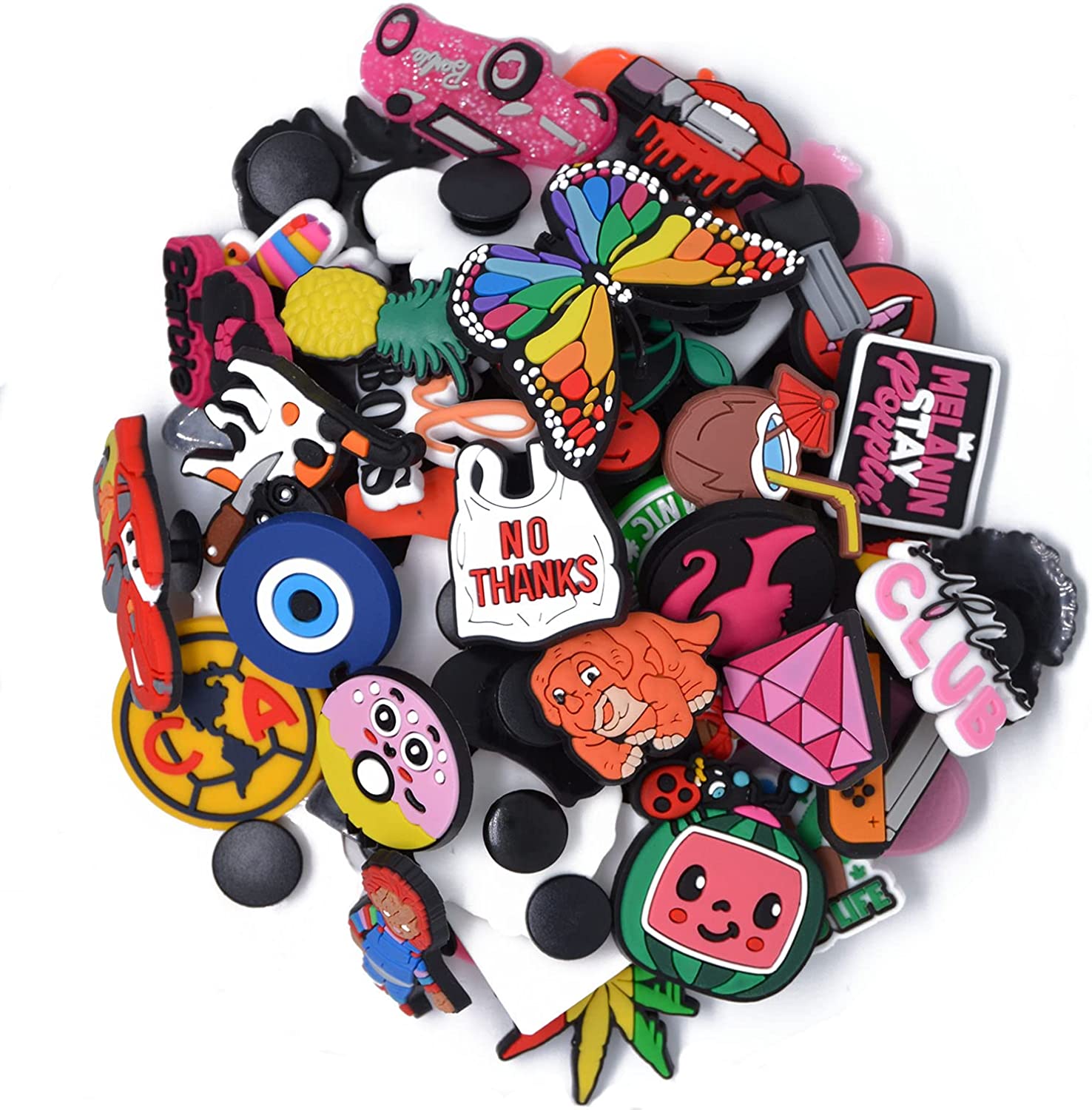 Shoe Parts Accessories Mixstyle Shoe Charms Fit For Clogs Men Women Shoes Decoration Wristband Bracelet Party Gifts mix randomly
Shoe Parts Accessories Mixstyle Shoe Charms Fit For Clogs Men Women Shoes Decoration Wristband Bracelet Party Gifts mix randomly