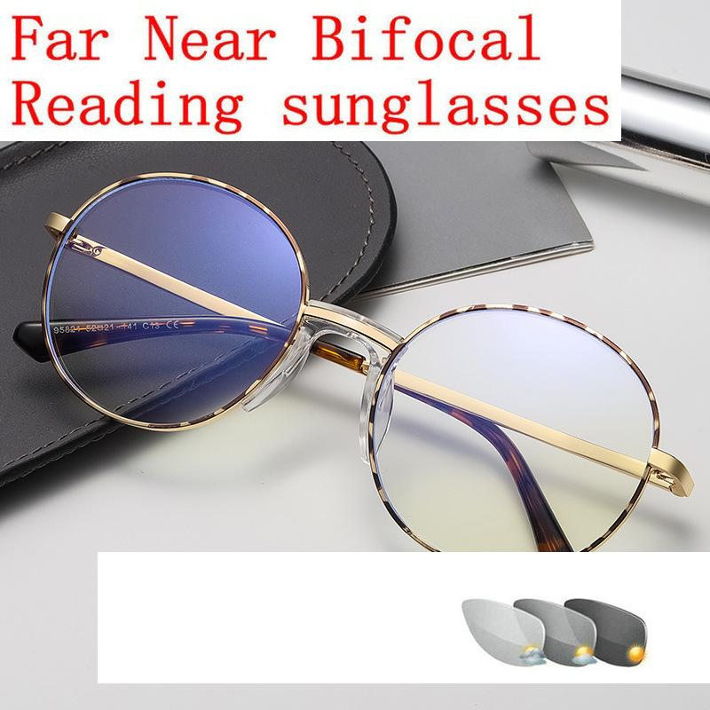 Sunglasses Outdoor Pochromic Bifocal Reading Glasses Women Spring Hinge Frames Round Readers For Men And NXSunglasses
Sunglasses Outdoor Pochromic Bifocal Reading Glasses Women Spring Hinge Frames Round Readers For Men And NXSunglasses