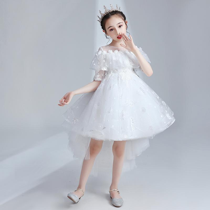 Girl's Dresses White Girls Pageant High Low Prom Gowns For Children Short Front Long Back Princess Puffy Tulle DressesGirl's
Girl's Dresses White Girls Pageant High Low Prom Gowns For Children Short Front Long Back Princess Puffy Tulle DressesGirl's