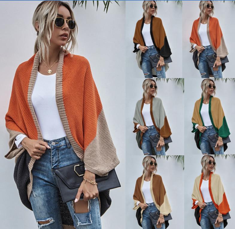 Cardigan Sweaters Womens Oversized Open Front Batwing Knit Long Outwear Slouchy Wrap Tops S M L XL